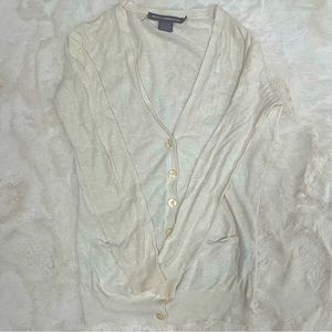Ralph Lauren size S white cardigan